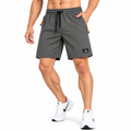 FLICFOL Men Darkgrey Shorts with Zipper Pockets